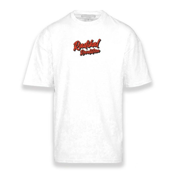 Camiseta de Manga Corta Hombre RADIKAL OUT RUN Blanco XXL 2