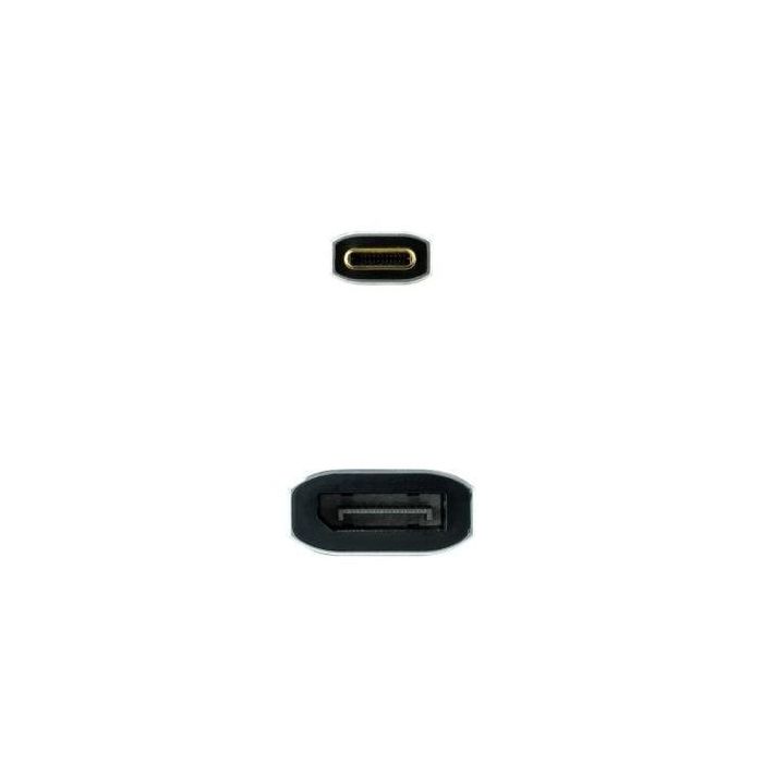 Adaptador USB-C a DisplayPort NANOCABLE 10.16.4104-G Gris 15 cm 8K Ultra HD 1 Adaptador USB-C a DisplayPort NANOCABLE 10.16.4104-G Gris 15 cm 8K Ultra HD 1