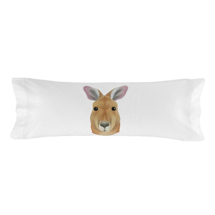 Funda de almohada HappyFriday Baleno Teen Kangaroo Multicolor 45 x 110 cm