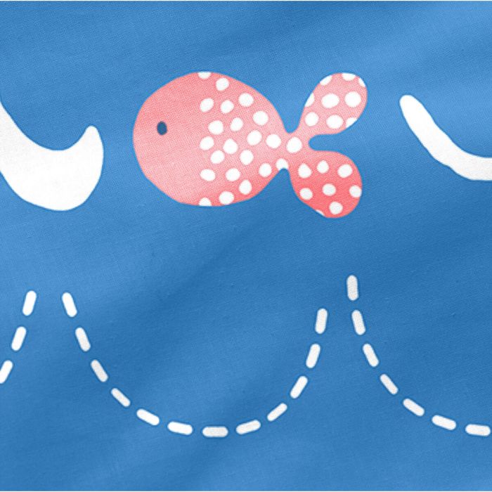 Funda de almohada HappyFriday Moshi Moshi Sea Life Multicolor 80 x 80 cm 2