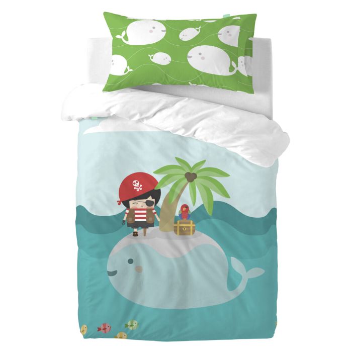 Funda de almohada HappyFriday Happynois Pirata Multicolor 50 x 75 cm 1