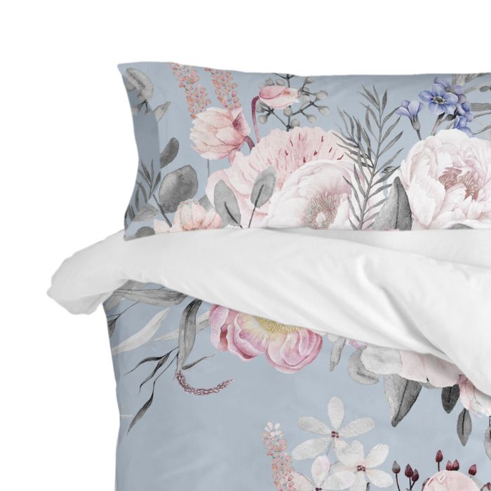 Funda de almohada HappyFriday Soft bouquet Multicolor 45 x 110 cm 2