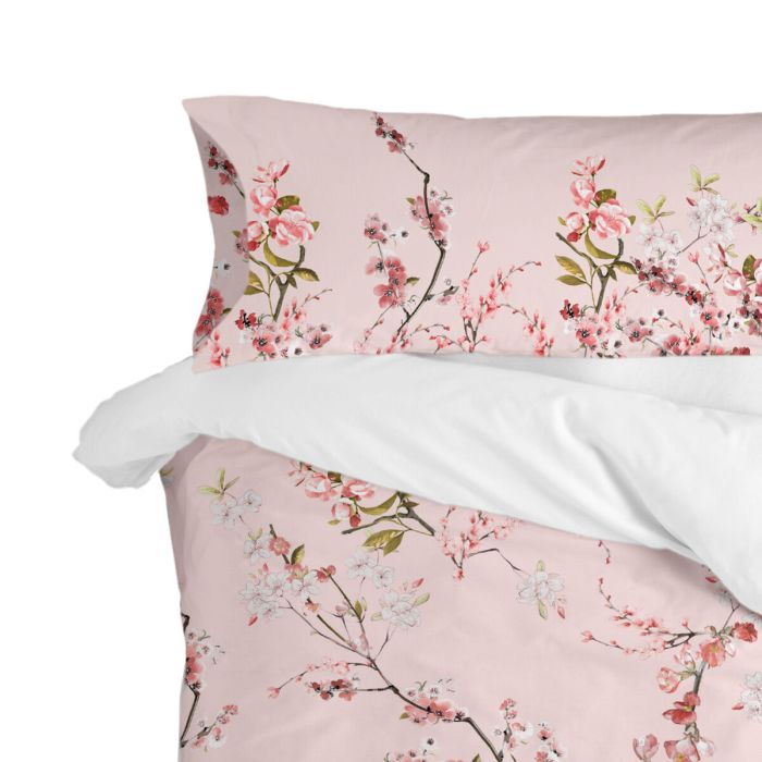 Funda de almohada HappyFriday Chinoiserie rose Multicolor 45 x 155 cm 2