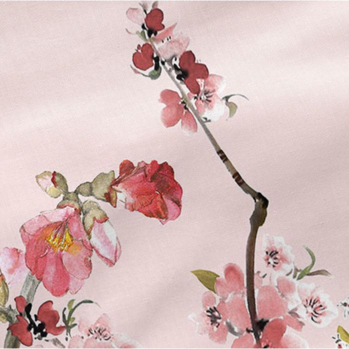 Funda de almohada HappyFriday Chinoiserie rose Multicolor 45 x 110 cm (2 Unidades) 1