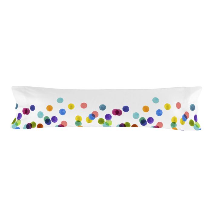 Funda de almohada HappyFriday Confetti Multicolor 45 x 155 cm