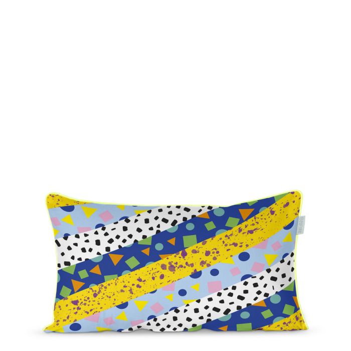 Funda de cojín HappyFriday HF Living Memphis Multicolor 50 x 30 cm 3