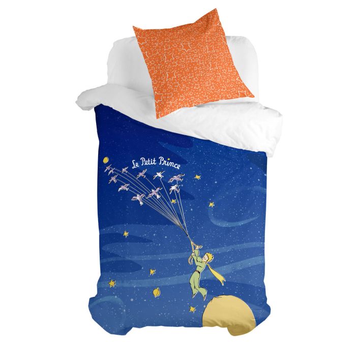 Funda de almohada HappyFriday Le Petit Prince Migration Multicolor 80 x 80 cm 2