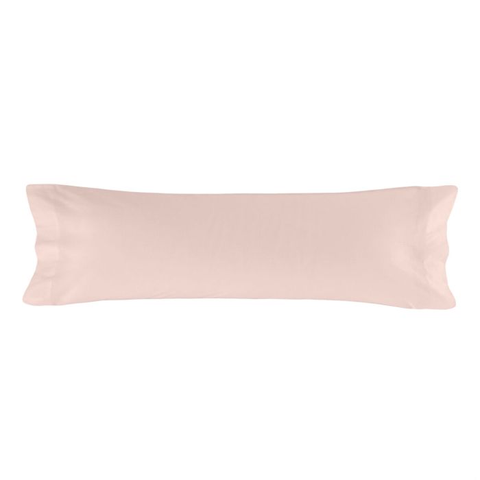 Funda de almohada HappyFriday BASIC Rosa claro 45 x 125 cm