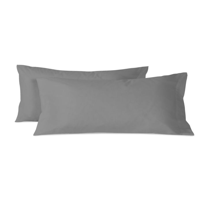 Funda de almohada HappyFriday BASIC Beige 45 x 110 cm (2 Unidades)