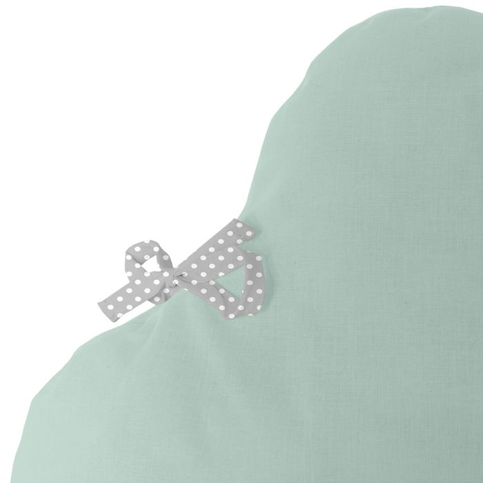 Protector de Cuna HappyFriday Basic Kids Cloud Menta 60 x 40 cm 3