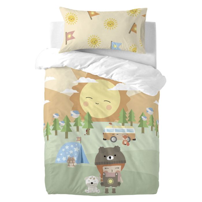 Funda de almohada HappyFriday Happynois Camping Multicolor 50 x 75 cm 1