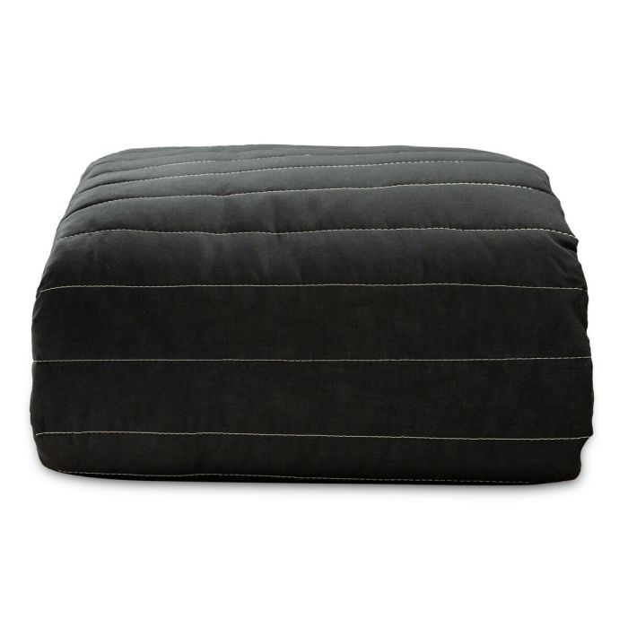 Colcha Reversible HappyFriday Basic Dash Negro 180 x 260 cm 4