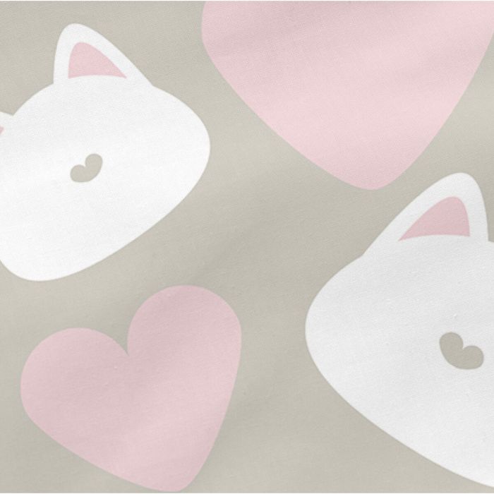 Funda de almohada HappyFriday Happynois Kitty Multicolor 60 x 70 cm 2