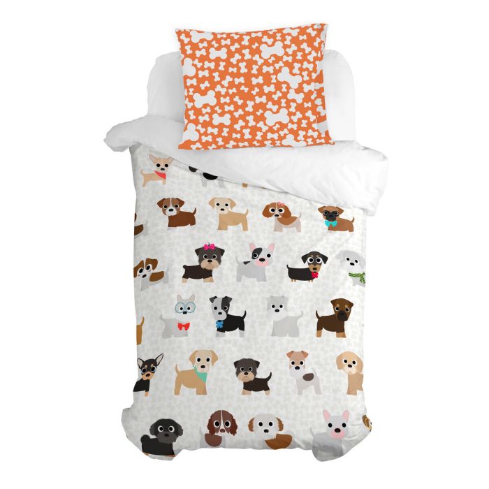 Funda de almohada HappyFriday Mr Fox Dogs Multicolor 60 x 70 cm 1