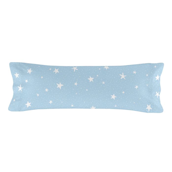 Juego de funda nórdica HappyFriday Basic Kids Azul Cama de 80/90 2 Piezas 1