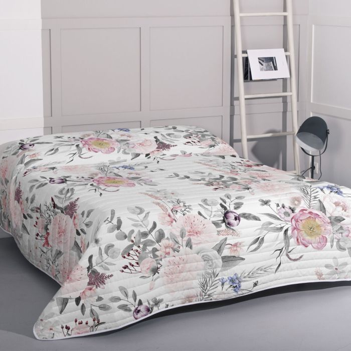 Colcha HappyFriday HF Delicate bouquet Multicolor 270 x 260 cm 4