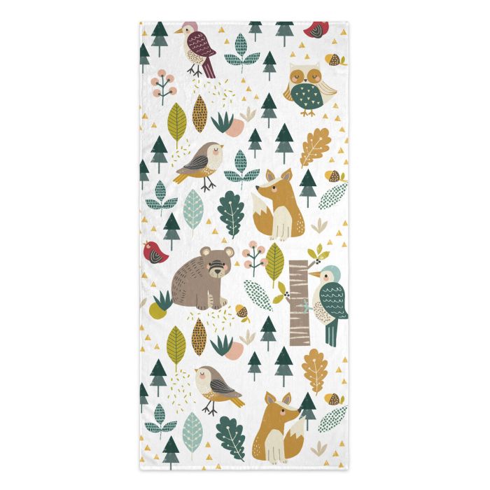 Toalla de baño HappyFriday Moshi Moshi Harvestwood Multicolor 70 x 150 cm