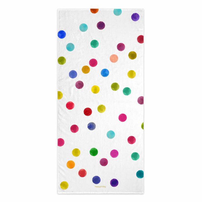 Toalla de baño HappyFriday Confetti Multicolor 70 x 150 cm