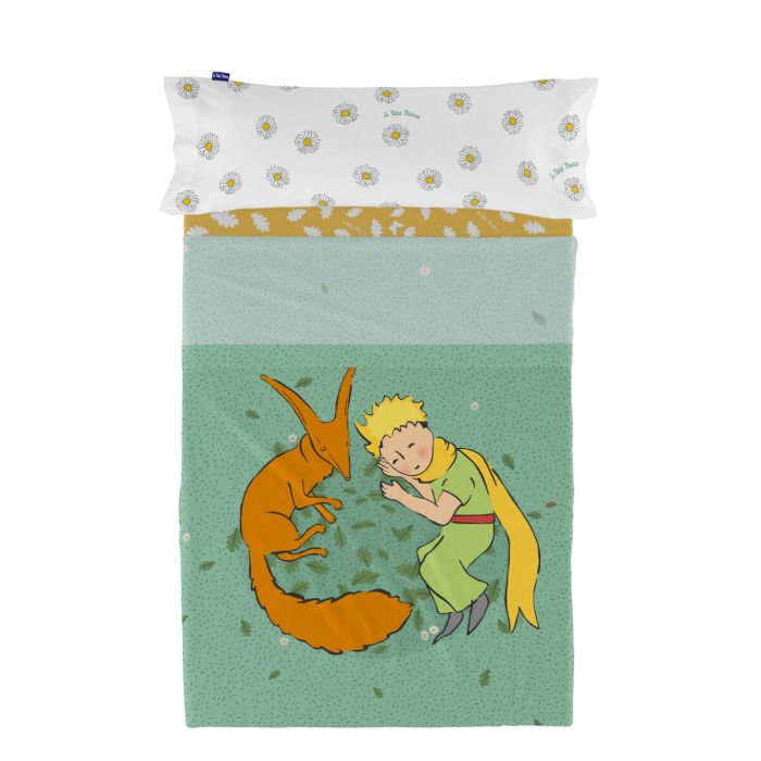 Juego de Sábanas HappyFriday Le Petit Prince Le printemps Multicolor Cama de 105 2 Piezas