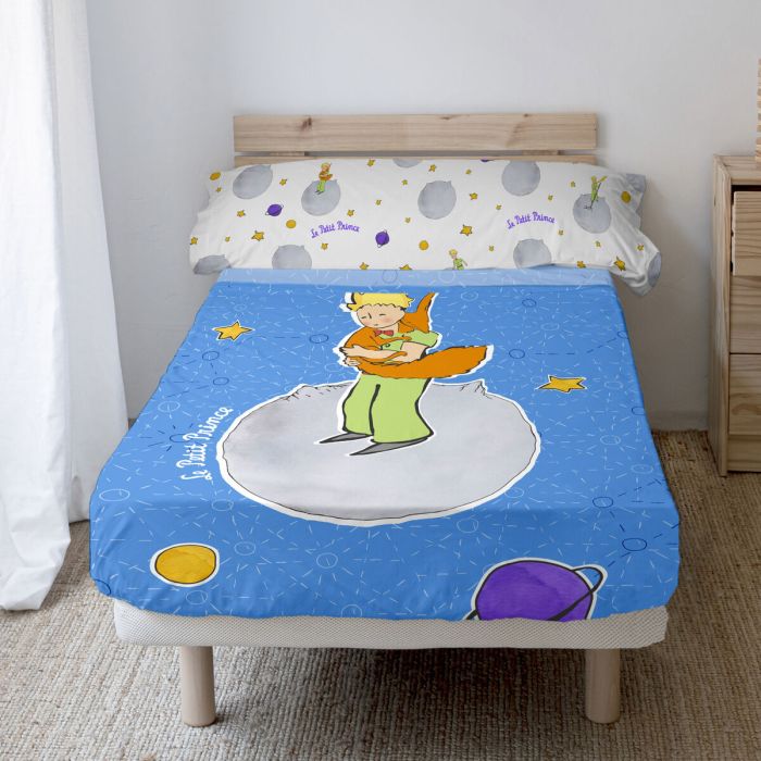 Juego de Sábanas HappyFriday Le Petit Prince Accolade Multicolor Cama de 105 2 Piezas 5