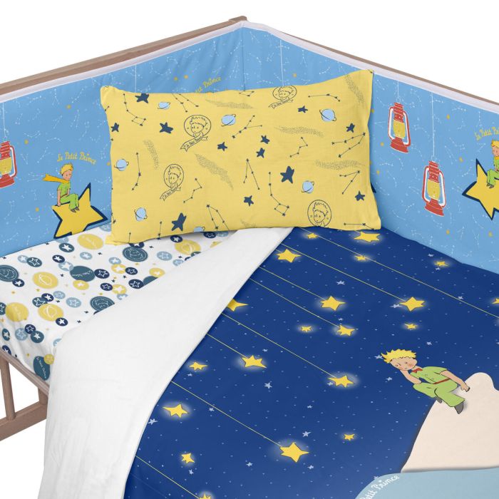 Protector de Cuna HappyFriday Le petit Prince La nuit Multicolor 210 x 40 cm 2