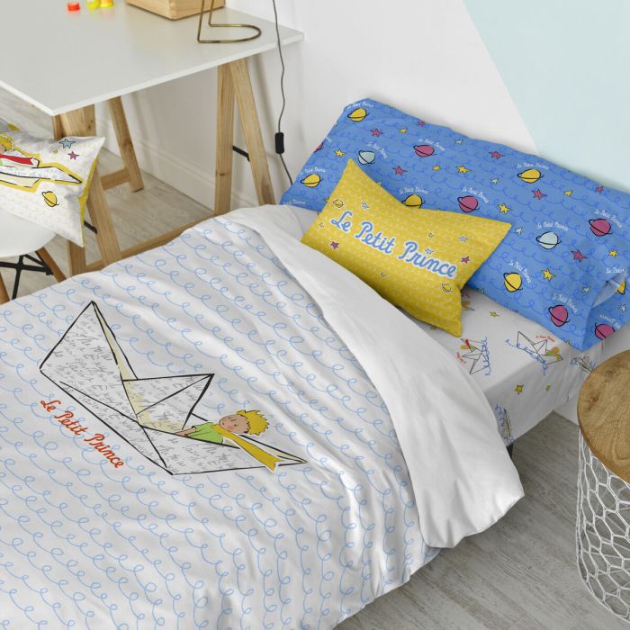 Juego de funda nórdica HappyFriday Le Petit Prince Navire Multicolor Cama de 105 2 Piezas 4