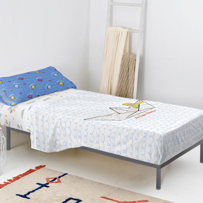 Juego de Sábanas HappyFriday Le Petit Prince Navire Multicolor Cama de 105 2 Piezas 4