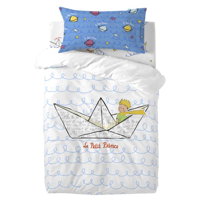 Funda de almohada HappyFriday Le Petit Prince Navire Multicolor 50 x 75 cm 1