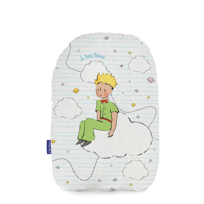 Cojín HappyFriday Le Petit Prince Voyageur Multicolor 40 x 30 cm