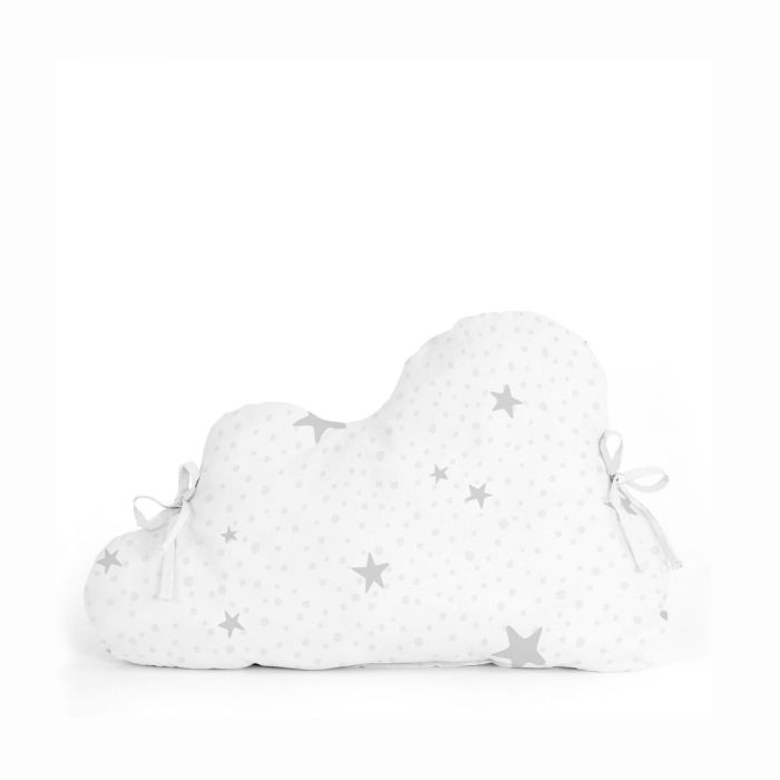 Protector de Cuna HappyFriday Basic Kids Little star Gris 60 x 40 cm