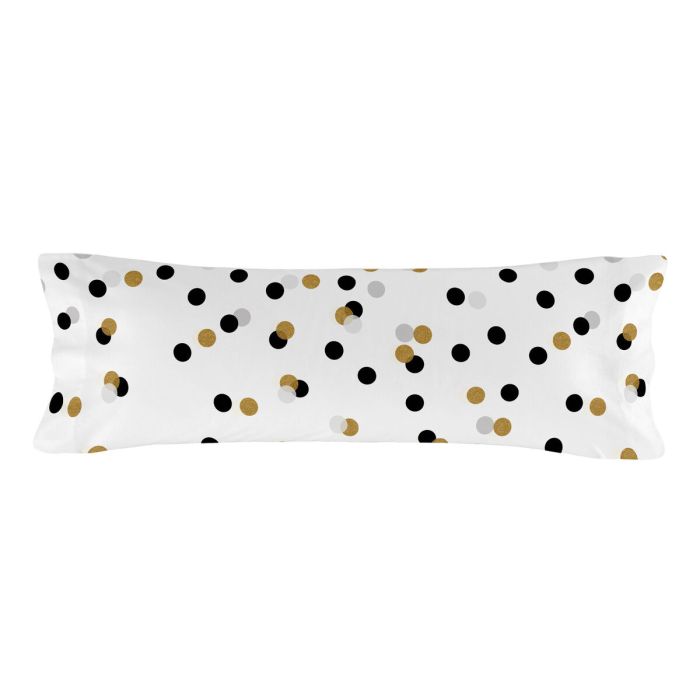 Funda de almohada HappyFriday Blanc Golden Dots Multicolor 45 x 110 cm