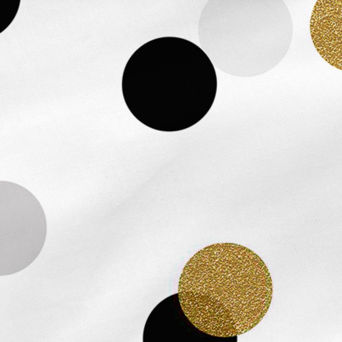 Funda de cojín HappyFriday Blanc Golden Dots Multicolor 60 x 60 cm 1