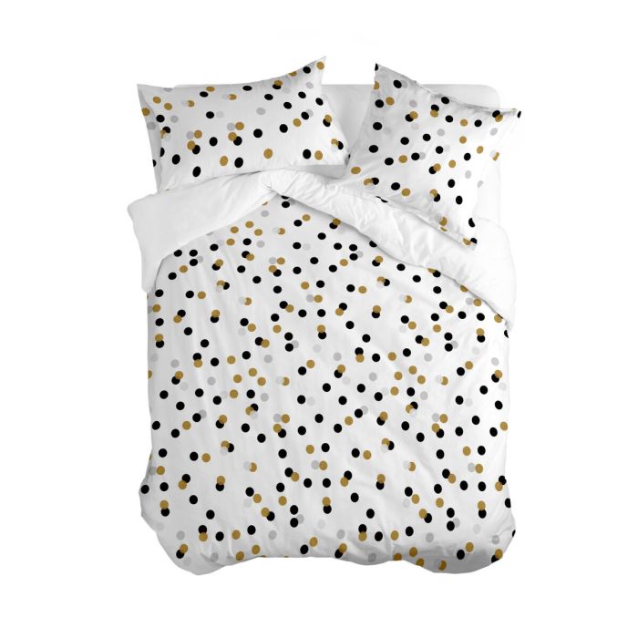 Funda Nórdica HappyFriday Blanc Golden dots Multicolor 140 x 200 cm