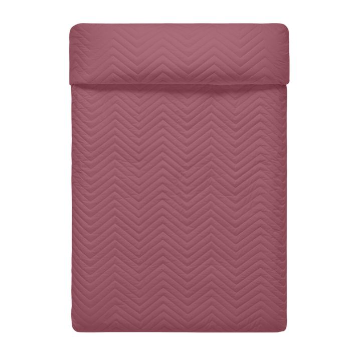 Colcha Reversible HappyFriday Basic Arista Blanco Magenta 270 x 260 cm