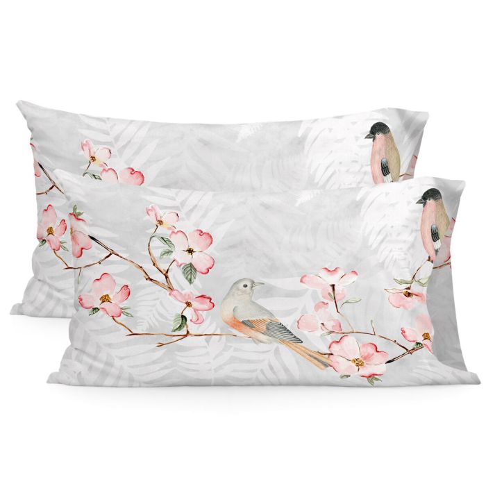 Funda de almohada HappyFriday Ohara Multicolor 50 x 75 cm (2 Unidades)