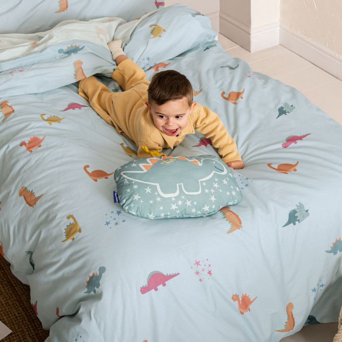 Juego de funda nórdica HappyFriday Mini dinosaur Multicolor Cama de 105 2 Piezas 5