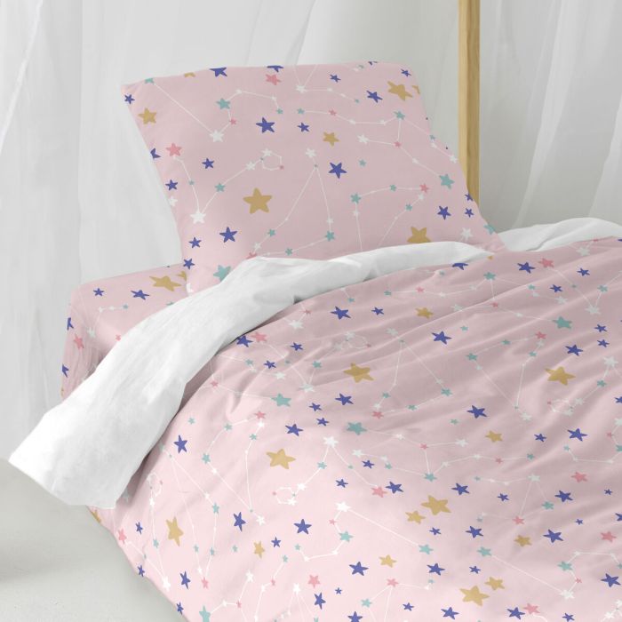 Juego de funda nórdica HappyFriday Mini Sky stars Multicolor Cama de 80 2 Piezas 3