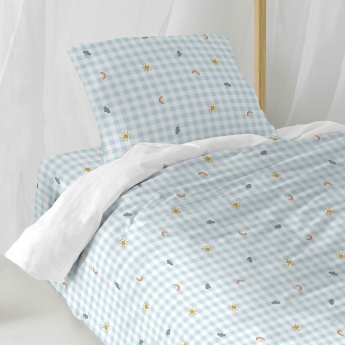 Juego de funda nórdica HappyFriday Mini Weather Multicolor Cama de 80 2 Piezas 4