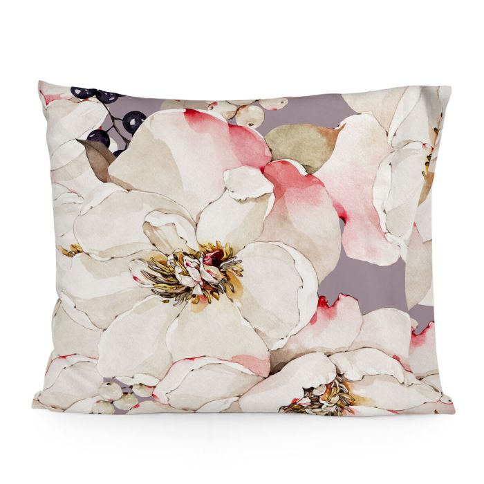 Funda de almohada HappyFriday White Peonies Multicolor 60 x 70 cm