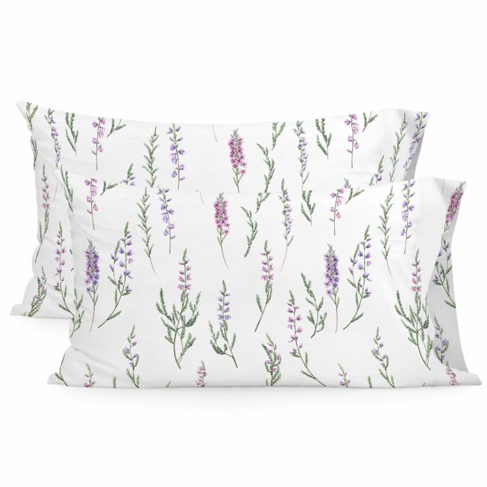 Juego de Sábanas HappyFriday Lavender Multicolor Cama de 135/140 2