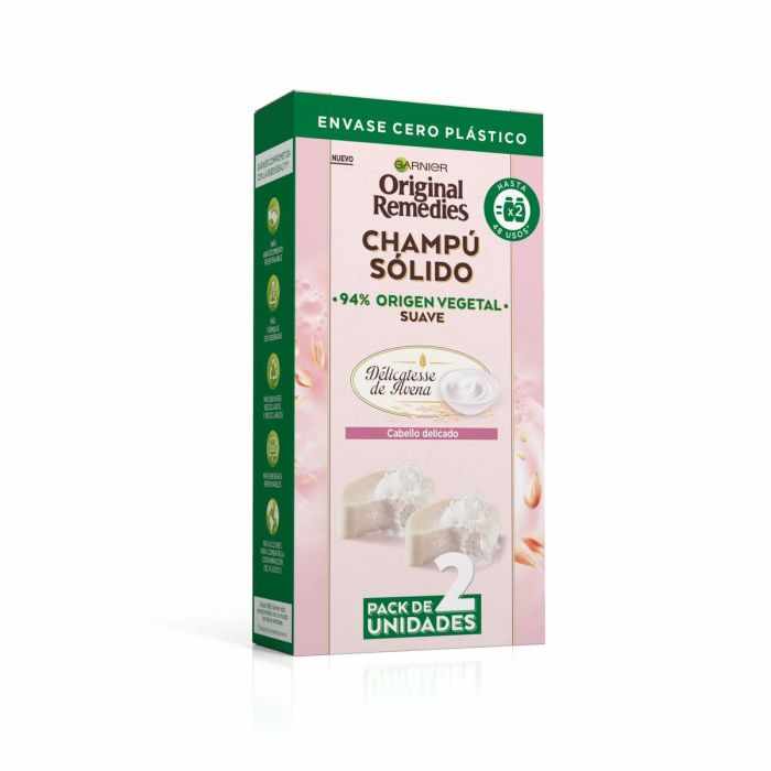 Garnier Original Remedies Champú Sólido Suave De Avena