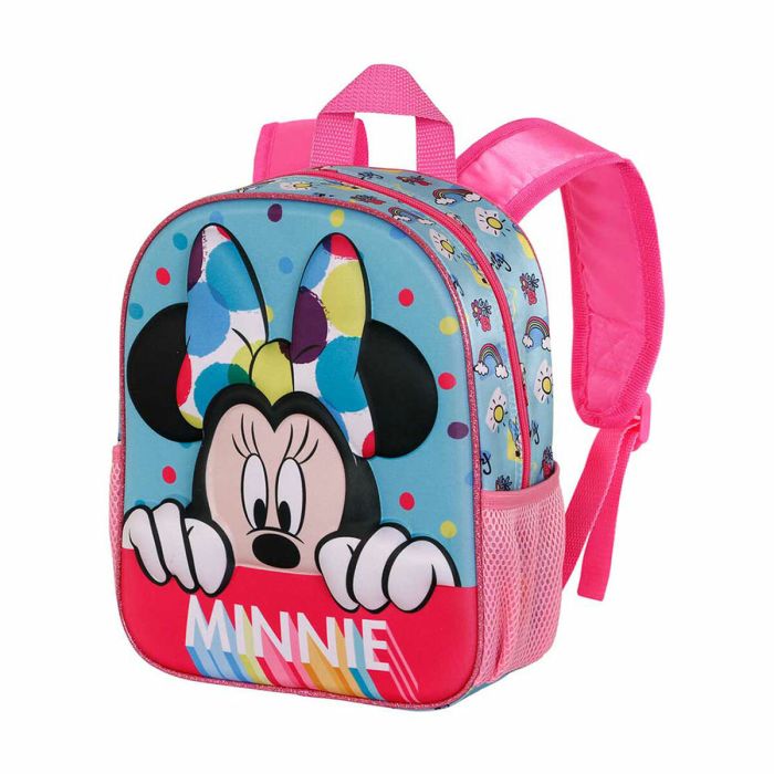 Mochila 3D pequeña minnie mouse house. 8,5 l. karactermania