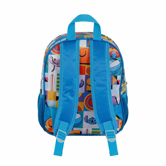 Mochila Escolar 3D Lilo & Stitch Karactermania Azul 26 x 11 x 31 cm 3