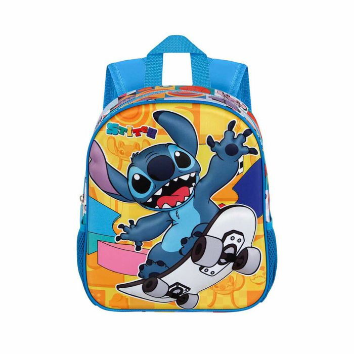 Mochila Escolar 3D Lilo & Stitch Karactermania Azul 26 x 11 x 31 cm 4