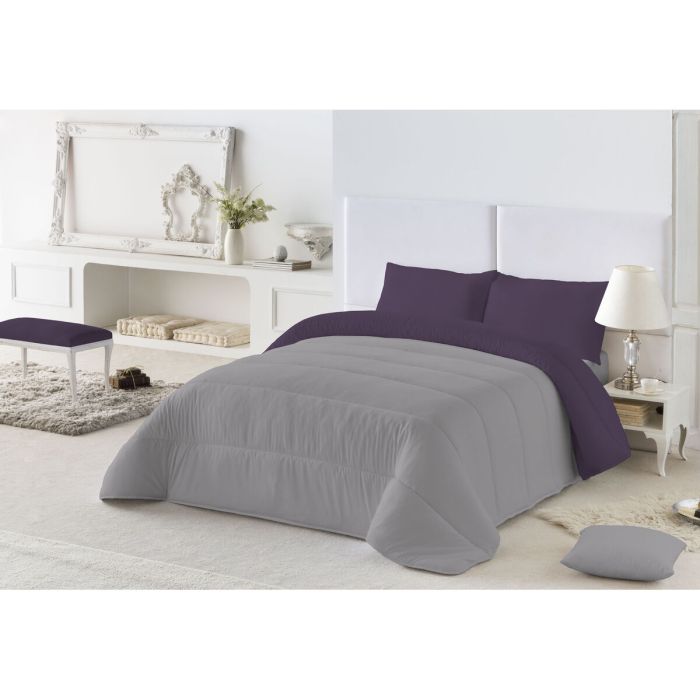 Relleno Nórdico Naturals Colors 300 gsm Berenjena (Cama de 90) (180 x 260 cm) 4 Relleno Nórdico Naturals Colors 300 gsm Berenjena (Cama de 90) (180 x 260 cm) 4