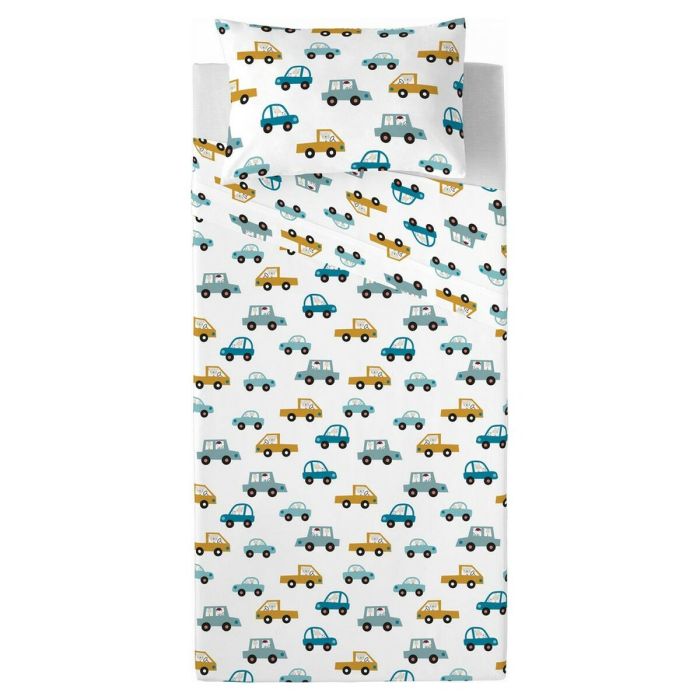 Sábana Encimera Haciendo el Indio Cars 180 x 270 cm (Cama de 105) 2 Sábana Encimera Haciendo el Indio Cars 180 x 270 cm (Cama de 105) 2
