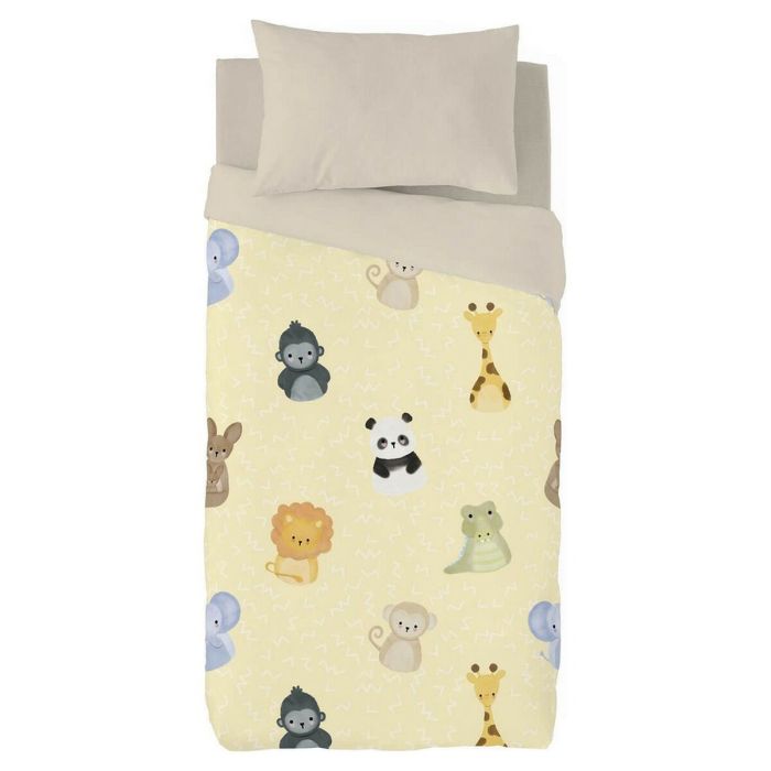 Funda Nórdica Cool Kids African Yellow Cama de 80/90 150 x 220 cm Funda Nórdica Cool Kids African Yellow Cama de 80/90 150 x 220 cm