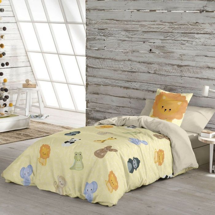Funda Nórdica Cool Kids African Yellow Cama de 80/90 (150 x 220 cm) 3 Funda Nórdica Cool Kids African Yellow Cama de 80/90 (150 x 220 cm) 3