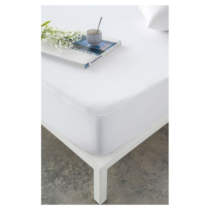 Protector de colchón Naturals Blanco Cama de 105 (105 x 190/200 cm) 1
