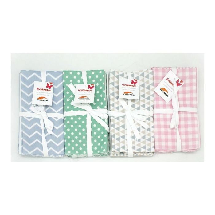 Paño de Cocina Naturals Patchwork 6 Unidades Rosa 11 Paño de Cocina Naturals Patchwork 6 Unidades Rosa 11